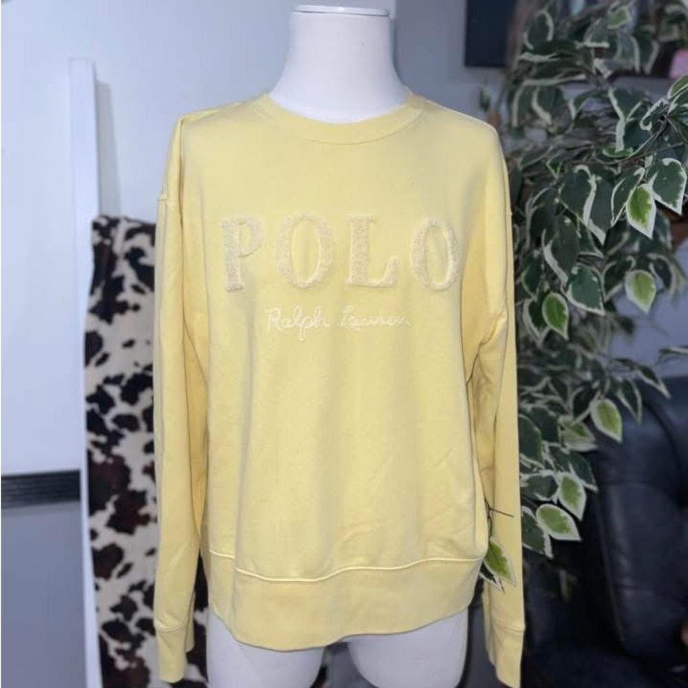 Polo by Ralph Lauren Soft Yellow Crew Neck Sweater